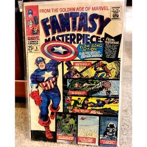 Fantasy Masterpieces #5 ORIGINAL Vintage 1966 Marvel Comics Captain America